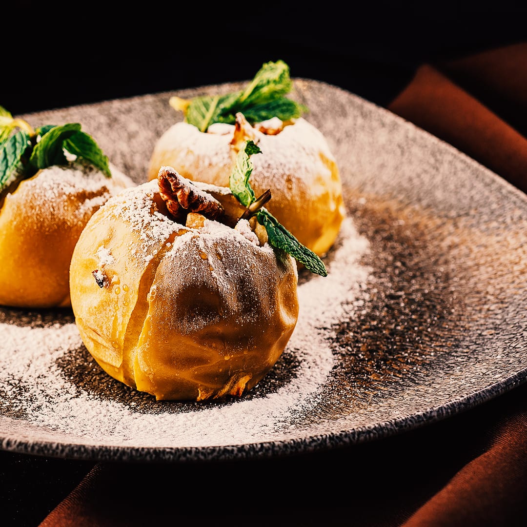 Weihnachtliche Bratäpfel aus der Pfanne