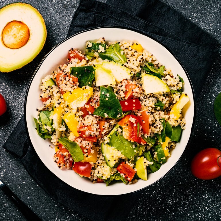 Quinoa Pfanne mit Gemüse und Curry